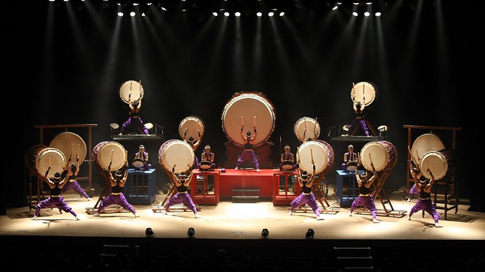 富岳太鼓の3つのグループ